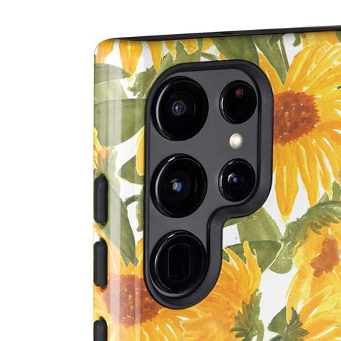 Bouffants and Broken Hearts Sunflowers Galaxy S22 Ultra Pro Case