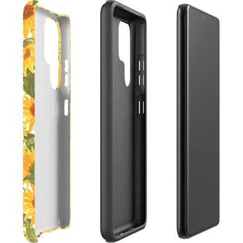 Bouffants and Broken Hearts Sunflowers Galaxy S22 Ultra Pro Case