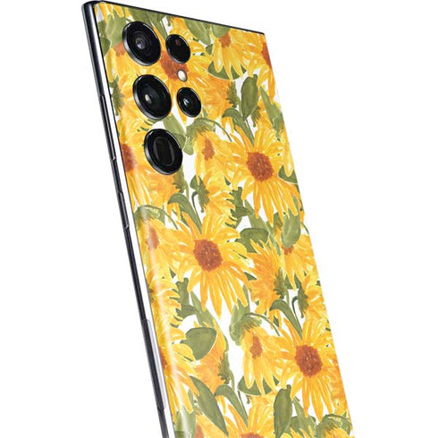Bouffants and Broken Hearts Sunflowers Galaxy S22 Ultra Skin