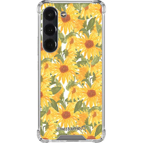 Bouffants and Broken Hearts Sunflowers Galaxy S23 Clear Case