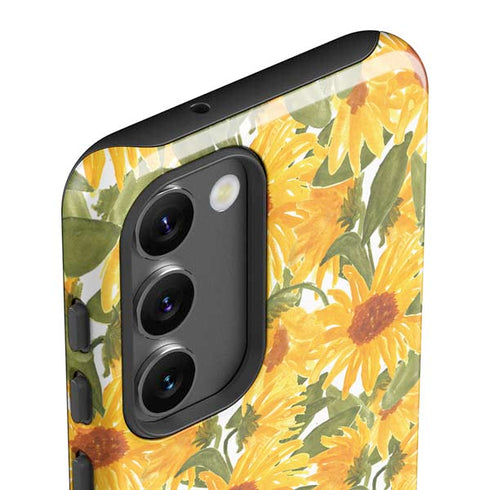 Bouffants and Broken Hearts Sunflowers Galaxy S23 Plus Pro Case
