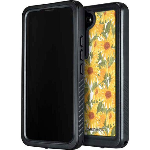 Bouffants and Broken Hearts Sunflowers Galaxy S23 Plus Waterproof Case