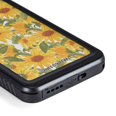 Bouffants and Broken Hearts Sunflowers Galaxy S23 Plus Waterproof Case