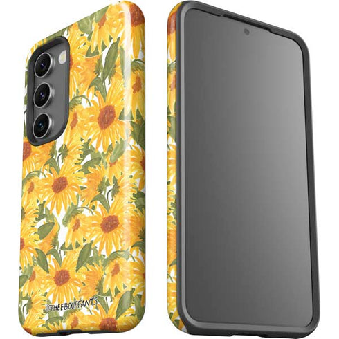 Bouffants and Broken Hearts Sunflowers Galaxy S23 Pro Case
