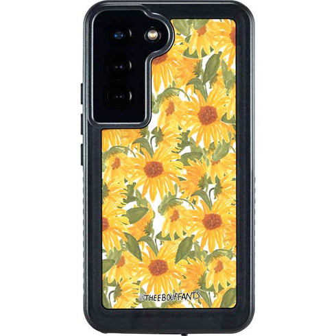 Bouffants and Broken Hearts Sunflowers Galaxy S23 Waterproof Case