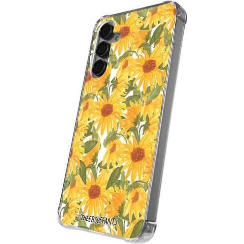 Bouffants and Broken Hearts Sunflowers Galaxy S24 Plus Clear Case