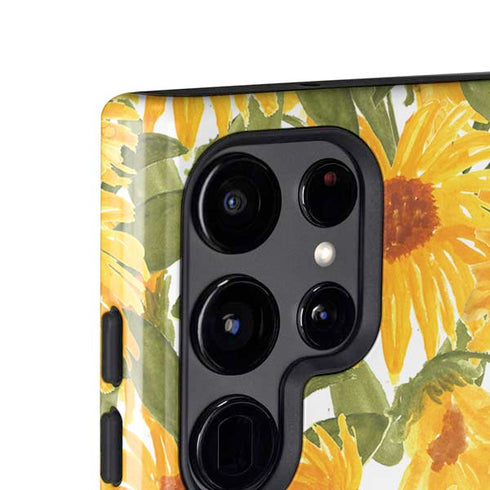 Bouffants and Broken Hearts Sunflowers Galaxy S24 Ultra Impact Case