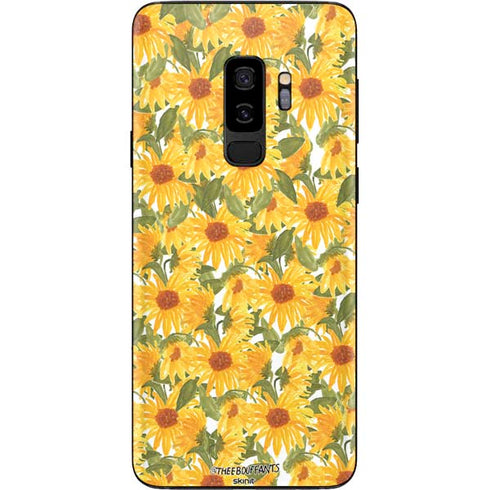 Bouffants and Broken Hearts Sunflowers Galaxy S9 Plus Skin