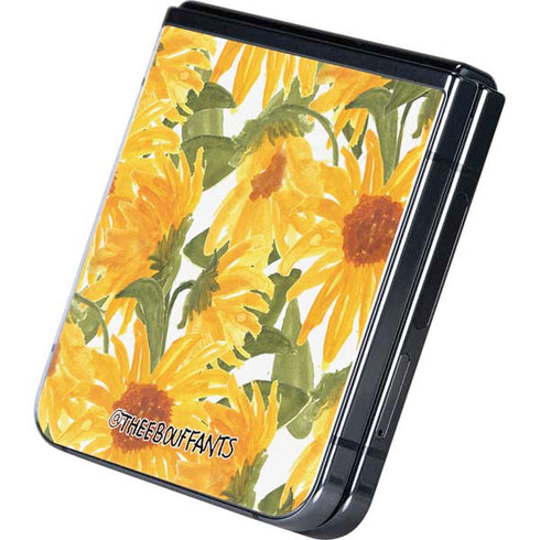 Bouffants and Broken Hearts Sunflowers Galaxy Z Flip5 5G Skin