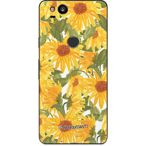 Bouffants and Broken Hearts Sunflowers Google Pixel 2 Skin
