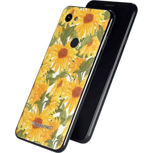 Bouffants and Broken Hearts Sunflowers Google Pixel 3a XL Skin