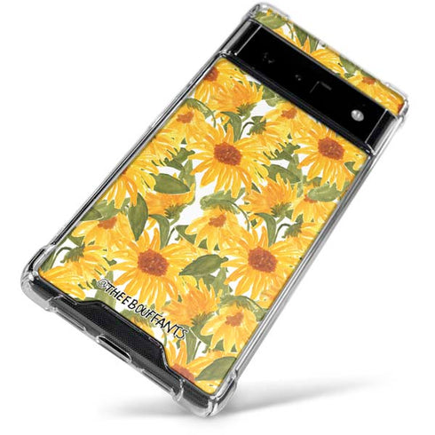 Bouffants and Broken Hearts Sunflowers Google Pixel 6 Clear Case