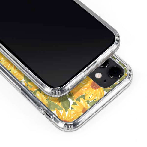 Bouffants and Broken Hearts Sunflowers iPhone 11 Clear Case