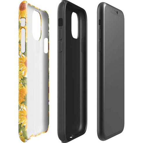 Bouffants and Broken Hearts Sunflowers iPhone 11 Impact Case