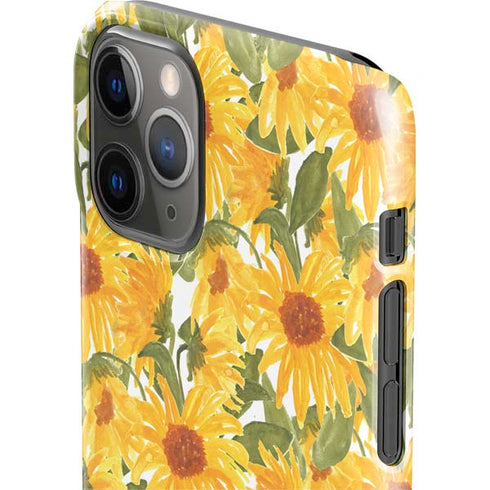 Bouffants and Broken Hearts Sunflowers iPhone 11 Pro Lite Case