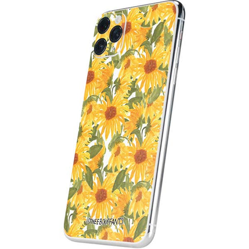 Bouffants and Broken Hearts Sunflowers iPhone 11 Pro Max Skin