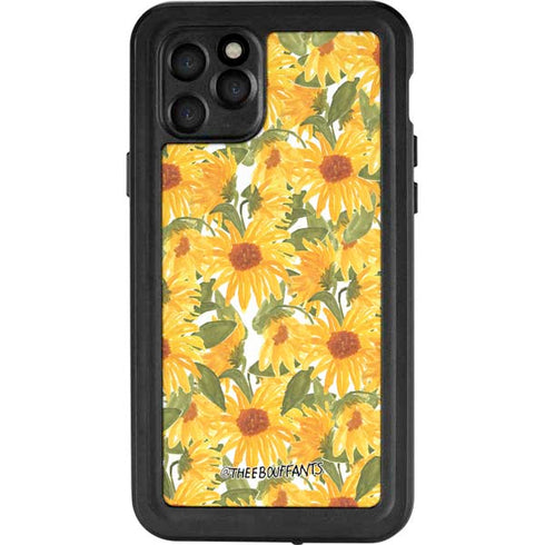 Bouffants and Broken Hearts Sunflowers iPhone 11 Pro Waterproof Case