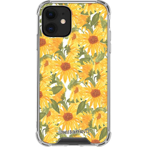 Bouffants and Broken Hearts Sunflowers iPhone 12 Clear Case