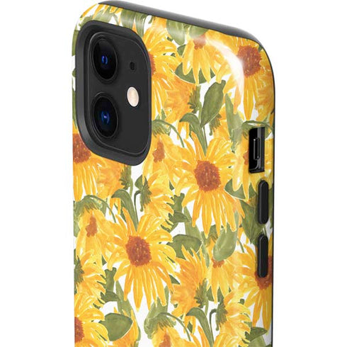 Bouffants and Broken Hearts Sunflowers iPhone 12 Impact Case