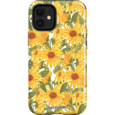 Bouffants and Broken Hearts Sunflowers iPhone 12 Mini Impact Case