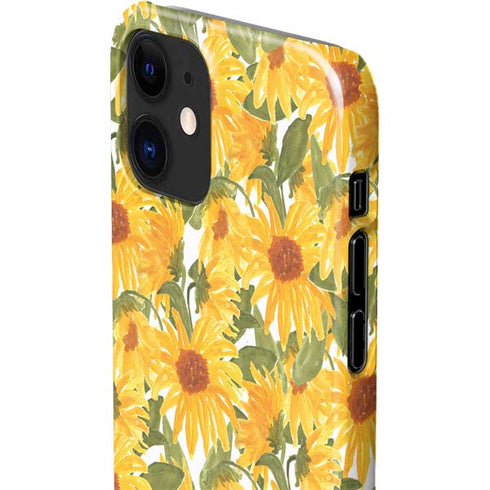 Bouffants and Broken Hearts Sunflowers iPhone 12 Mini Lite Case