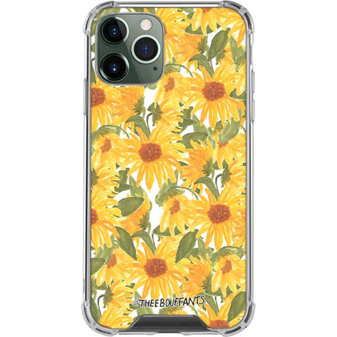 Bouffants and Broken Hearts Sunflowers iPhone 12 Pro Clear Case