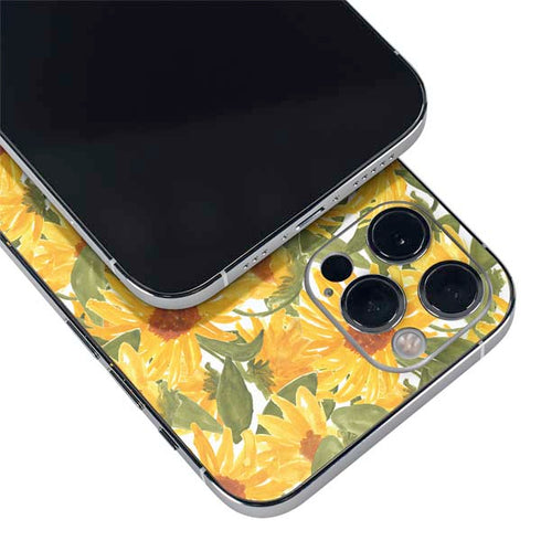 Bouffants and Broken Hearts Sunflowers iPhone 12 Pro Skin