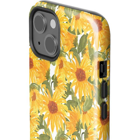 Bouffants and Broken Hearts Sunflowers iPhone 15 Impact Case