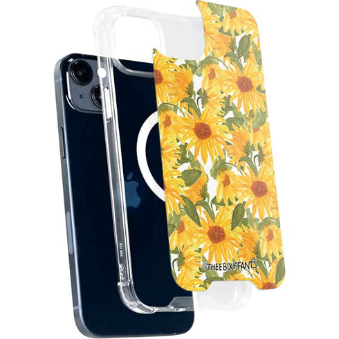 Bouffants and Broken Hearts Sunflowers iPhone 15 Plus MagSafe Case