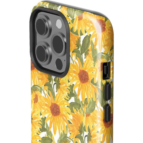 Bouffants and Broken Hearts Sunflowers iPhone 15 Pro Impact Case