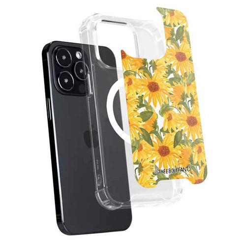 Bouffants and Broken Hearts Sunflowers iPhone 15 Pro MagSafe Case