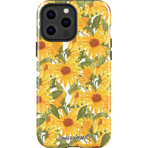 Bouffants and Broken Hearts Sunflowers iPhone 15 Pro Max Impact Case