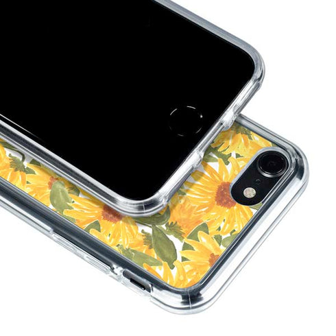 Bouffants and Broken Hearts Sunflowers iPhone SE (2nd & 3rd Gen) Clear Case