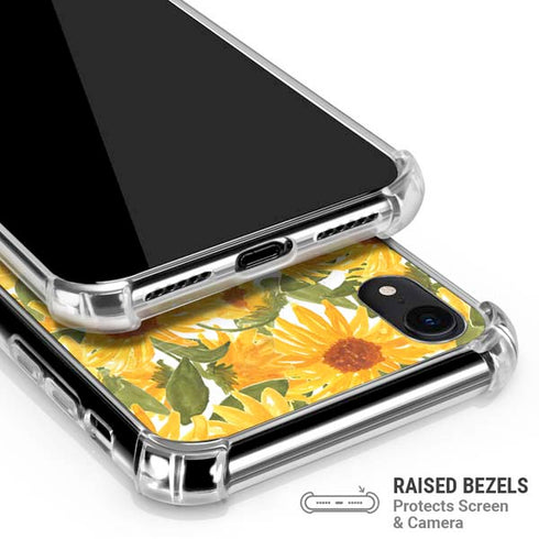 Bouffants and Broken Hearts Sunflowers iPhone XR Clear Case