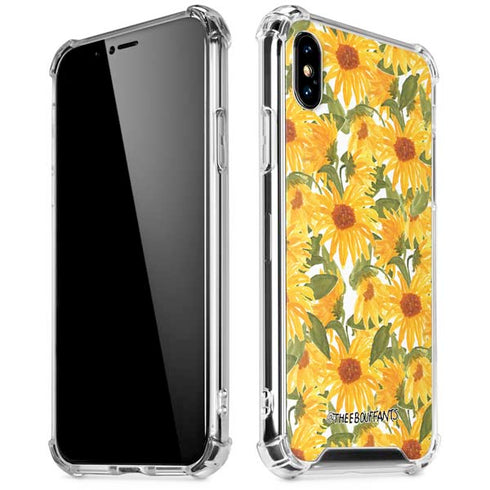 Bouffants and Broken Hearts Sunflowers iPhone XS Max Clear Case