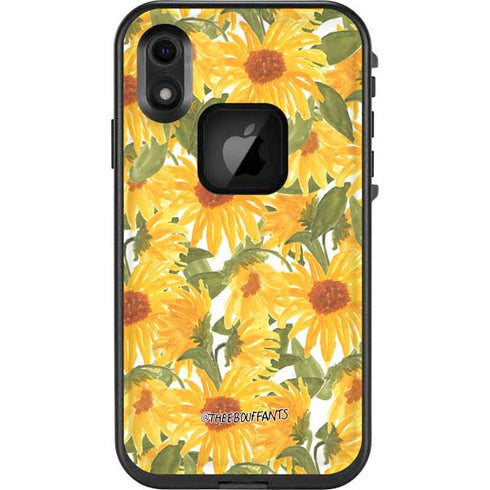 Bouffants and Broken Hearts Sunflowers LifeProof Fre iPhone Skin