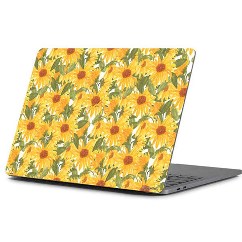 Bouffants and Broken Hearts Sunflowers Apple MacBook Pro 13-inch Skin