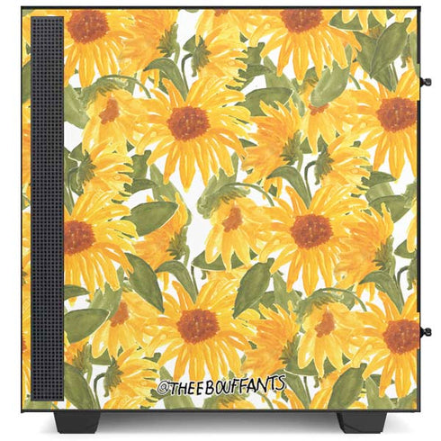 Bouffants and Broken Hearts Sunflowers NZXT H510 Compact ATX Mid-Tower Case Skin