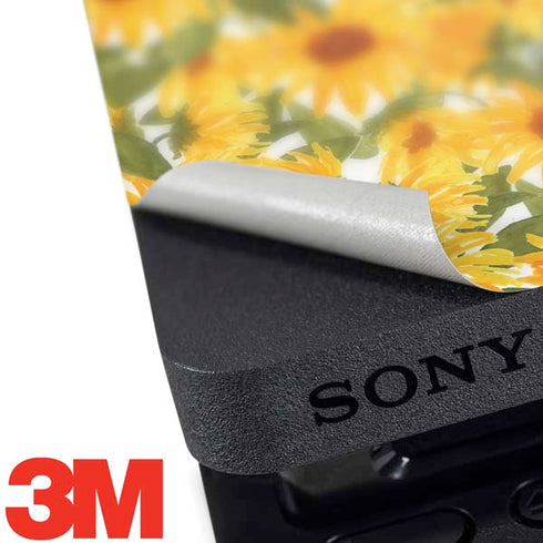 Bouffants and Broken Hearts Sunflowers PS4 Slim Bundle Skin