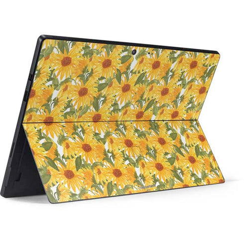 Bouffants and Broken Hearts Sunflowers Surface Pro 7 Skin