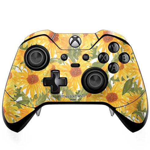 Bouffants and Broken Hearts Sunflowers Xbox One Elite Controller Skin