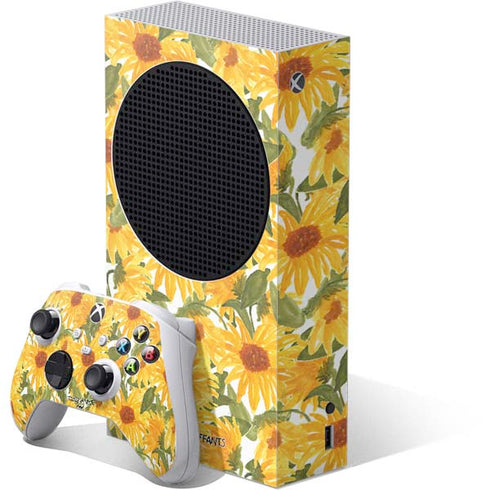 Bouffants and Broken Hearts Sunflowers Xbox Series S Skins