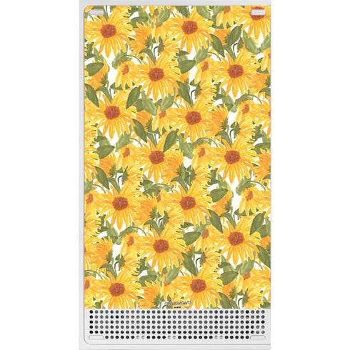 Bouffants and Broken Hearts Sunflowers Xbox Series S Skins