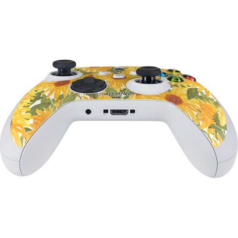 Bouffants and Broken Hearts Sunflowers Xbox Series S Controller Skin