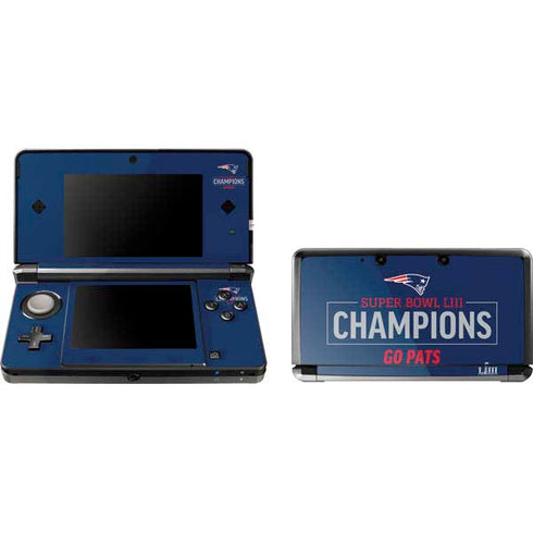 NFL Super Bowl LIII Champions Go Pats 3DS (2011) Skin