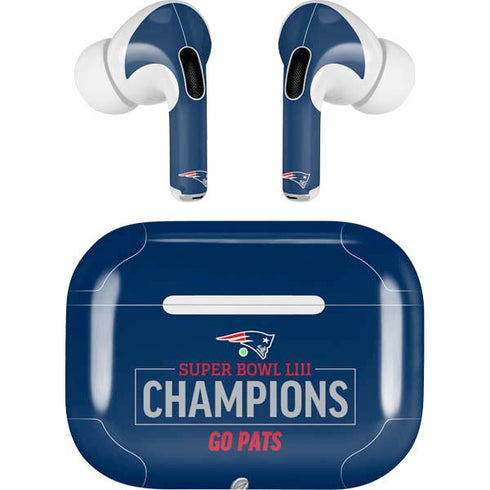 NFL Super Bowl LIII Champions Go Pats AirPods Pro 2nd Gen Skin