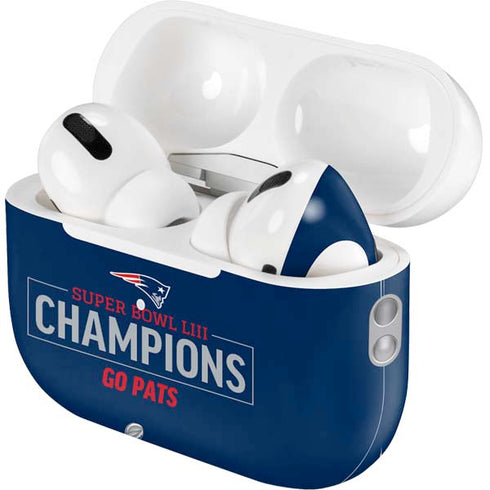 NFL Super Bowl LIII Champions Go Pats AirPods Pro 2nd Gen Skin