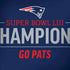 NFL Super Bowl LIII Champions Go Pats Dell Alienware Skin
