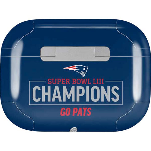 NFL Super Bowl LIII Champions Go Pats Apple AirPods Pro Skin