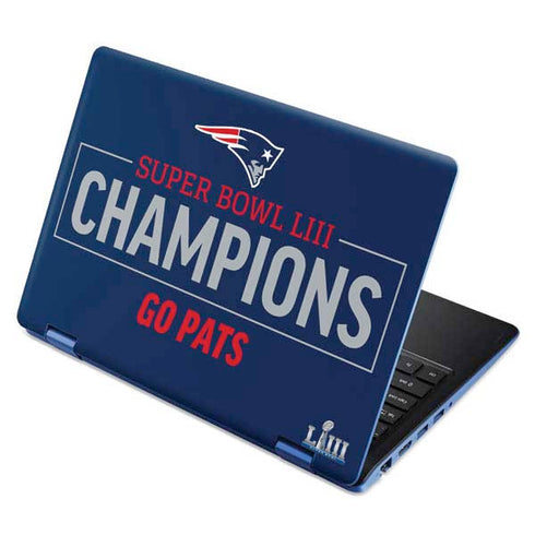 NFL Super Bowl LIII Champions Go Pats Aspire R11 11.6in Skin